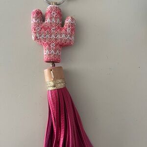 Consuela Pink and Gold Key Card Holder